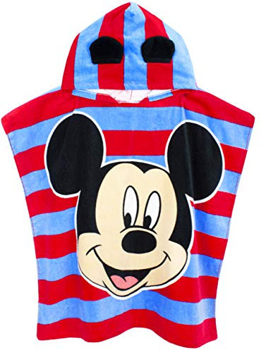 Disney Mickey Mouse Unisex Poncho Badetuch Kinder Mädchen Jungen