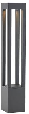 Arcchio LED Außenleuchte Lienna (Modern) in Alu aus Aluminium (1 flammig,) - Wegeleuchte Pollerleuchte Wegelampe Sockelleuchte