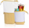 Pop Up Pen Pencil Case Teleskophalter Mäppchen, PU Cord Stand-Up Federmäppchen Mädchen, ideal für Studentinnen Spring Makeup Bag Pencil Bag