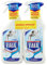 Viakal Classic Bain Anticalcaire Spray, 2 paquets de 670 ml, technologie anti-goutte, élimine jusqu'à 100 % de calcaire, combat les mauvaises odeurs, format pratique