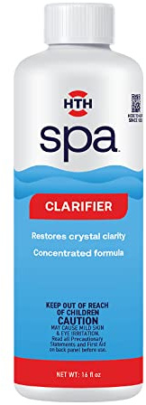 HTH Spa 86121 Clarificateur, Produit Chimique concentré pour Spa et Jacuzzi pour Eau cristalline, 473,6 g