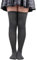 FGFD&OU Calzini da Ginocchio Coscia da Donna Sopra il Ginocchio Lunghi Termici Natalizie Stivali di Coscia Alta Retro per Lady e Ragazze (Una Paia-Grigio Scuro)