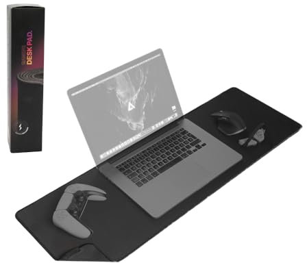 DELTAHUB Alfombrilla de escritorio para juegos (pequeñ