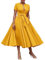Huttam Robe Africaine Femme Wax Robe d'été décontractée à Rayures pour Femmes Robe sans Manches à Bretelles fluides Boho Jupe Plissée Longue Fille