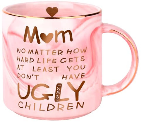 Gifts for Mum Grandma, 330ml Funny Mug Gifts, Coffee Mug Gifts from Daughter Son Secret Santa Presents for Mum on Birthday Christmas