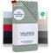 Blumtal Luxus Spannbettlaken 180x200cm Boxspringbett bis 40cm Höhe - Oeko-Tex Zertifizierte Baumwoll Bettlaken 180x200 Boxspringbett - Spannbettlaken 180x200cm Baumwolle - Summer Green
