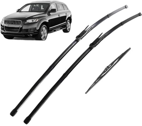 Scheibenwischer-Satz für vordere und hintere Wischerblätter, für Audi Q7 4L 2006-2015 26+26+14 Saubere Wischerblätter