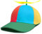 SSKHE Bunte Propellermütze, Hubschraubermütze Propeller Cap, Hubschrauber-Kappe, Baseball Cap Party Hut, Hubschraubermütze, für Erwachsene und Kinder, Größenverstellbar