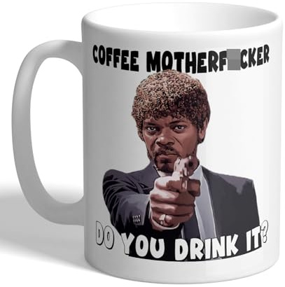 I Love Mugs - Samuel L Jackson - Coffee, Do You Drink It? - Funny Movie Quote Mug, Ceramic, 11fl.oz.