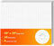 Watersay 50 Blatt großes Grafikpapier, 50,8 x 61 cm, kariert, 2,5 cm und 0,6 cm, liniertes Rasterpapier, 200 g/m², für präzises Notizen, Ingenieur, Architekten, Designer, Zeichner, Skizzieren,