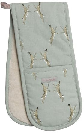 Sophie Allport Boxing Hares Double Oven Glove