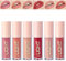 Glitzer Lipgloss Set, Schimmer und Glanz Lip Gloss Set, Feuchtigkeitsspendend Lippenöl für Glänzende Lippen, Makeup-Geschenkset für Mädchen und Frauen, Lip Oil Set