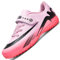 VLOOKST Boys Football Boots Kids Girls Soccer Athletics Training Non-Slip Running Shoes Teenager Indoor Outdoor Sneakers for Unisex Pink UK 3