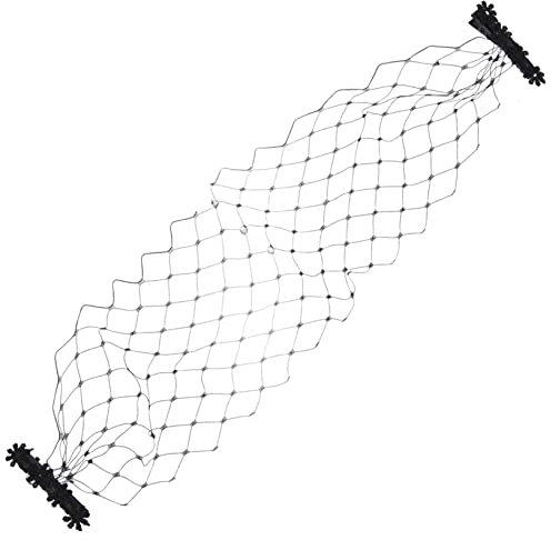 Homoyoyo Strass-schleier Rock Vogelkäfig-schleier Für Die Hochzeit Schwarzes Schleier-stirnband Braut- Damen Frauen Masken Perlenschleier Schleier Für Bräute Dekorationen Black Strasssteine