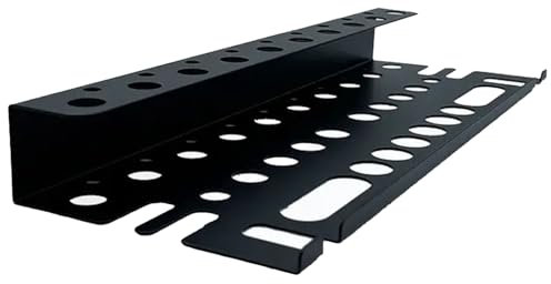 lllrlpeiase 40 cm Porta Attrezzi da Parete, Nero Organizer da Parete per Utensili in Acciaio al Carbonio, Porta Utensili da Lavoro per Cacciaviti, Pinze, Forbici, Chiavi Inglesi (Nero)