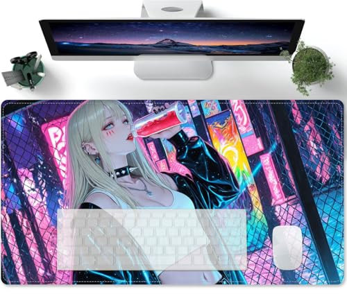 Mousemat Anime Patterns XL Oversized with Non-Slip Rubber Base Accessories 600x300x3mm