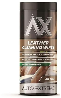 YSAMAX Leather Cleaning Wipes, Long-Lasting Protection, Quick Cleaning, Restores Shine, Cleans & Conditions, Luxurious Leather Care for Car Seats, Interiors & Sofas (1 pcs)