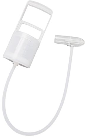 Aspirateur nasal - Nettoyeur nasal manuel à forte aspiration | Pompe anti-retour pour nez qui coule | Éliminateur de bouchons réutilisable pour soulager les mucosités et la congestion (sûr et