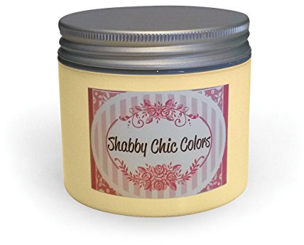 shabbychiccolors CHALK PAINT (PITTURA A GESSO) SHABBY AD ALTISSIMA COPERTURA - GIALLO ORO 30-150ML