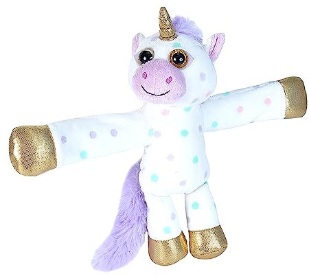 Wild Republic Huggers - Pulsera de peluche de unicornio (20 cm), diseño de lunares , color/modelo surtido