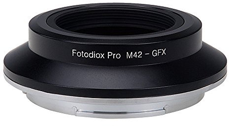 Fotodiox Pro Lens Mount Adapter Compatible with M42 Type 2 and Select Type 1 Lenses on Fujifilm GFX G-Mount Cameras