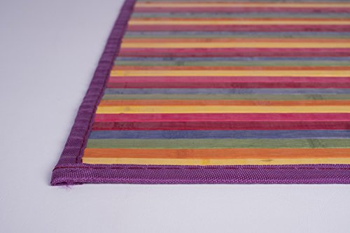 CLARA VIDAL Bertha Hogar - Alfombra Bambú Kanda, Multicolor (170_x_240_cm)