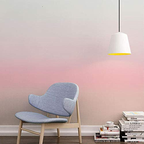 Tapete 3D FototapeteNordic Stil Tapete Mädchen Herz Prinzessin Pulver Schlafzimmer Wand modernen minimalistischen Farbverlauf rosa Tapete ins400cm×280cm