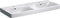 Geberit Smyle Square Doppelwaschtisch 500223, 120x48cm, mit Hahnloch, mit Überlauf, Farbe: Weiß, mit KeraTect - 500.223.01.8