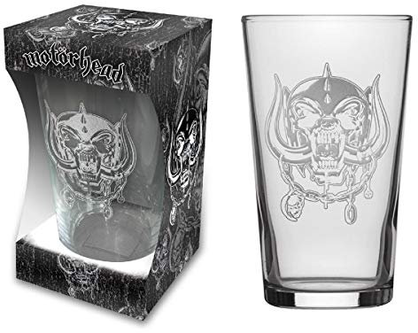 Motorhead Warpig geätztes Bierglas (rz)