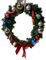 Licensed-Primark Harry Potter Wreath Hogwarts Baubles Christmas Hanging Door Decoration Xmas Festive Gift, Multicolor, One Size