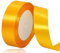 Gelb Satinband 25mm x 22Meters Schleifenband Gelb Geschenkband Dekoband Stoffband für Geschenk, Basteln, Nähprojekte, Haarschleifen, Brautstrauß, Hochzeits Dekoration