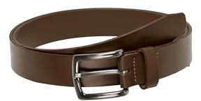ONLY & SONS Men's ONSBOON Slim Leather NOOS Belt, Cognac, 95