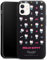 Premium Silikon Hülle kompatibel mit Apple iPhone 12 Mini Handyhülle schwarz Case Hello Kitty Fanartikel Kindheit