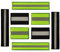 Reflektierende Gestickte Patches 8pcs Dekorative Neonflecken Fluoreszierende Abzeichen Applikationen Für Kleidungszubehör
