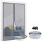 TheFitLife Magnetic Fly Screens for Doors - 100% Fibreglass Fly Mesh Net with Hook and Loop Powerful Magnets That Snap Shut Automatically (81x210cm - Fits Doors up to 76x208cm)