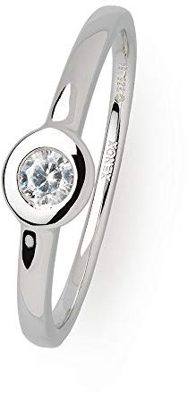 XENOX XS3788/56 Damen Ring Sterling-Silber 925 Silber Zirkonia 17,8 mm Größe 56