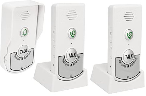 Sonnettes sans Fil interphone vocal sans fil Sonnette d'interphone Vocal sans Fil Pratique pour Les usines interphone sans fil Campane interphone sans fil Domofony