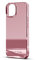 IDEAL OF SWEDEN Durchsichtige Handyhülle mit erhöhten Kanten und Nicht vergilbenden Materialien, fallgetesteter Schutz mit Spiegel Finish, kompatibel mit iPhone 13 und iPhone 14 (Rosa)