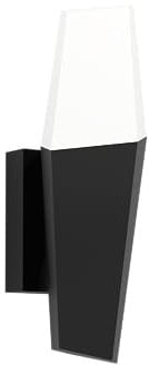 EGLO Wandlampe außen Farindola, Außenbeleuchtung Hauswand, Außenleuchte Fackel, Außenwandleuchte aus Metall in Schwarz, Wand Außenlampe mit E27 Fassung, IP44
