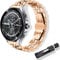 RoYiio Correa de Acero Inoxidable es Adecuada para Xiaomi Watch 2 Pro/S3/S2/S1 Active/S1 Pro, 22mm Correa de Metal para Venu 3/Venu 2/Forerunner 265/Vivoactive 4 - Oro Rosa