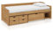moebel-eins EMMO Schubladenbett, Material Massivholz, Kiefer, Kiefer gewachst