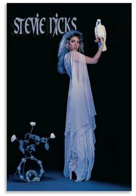 Stevie Nicks Poster Bella Donna Poster, Leinwand, Wandkunst, dekoratives Wohnkultur, Gemälde für Wohnzimmer, Schlafzimmer, 30 x 45 cm, ungerahmt, 7