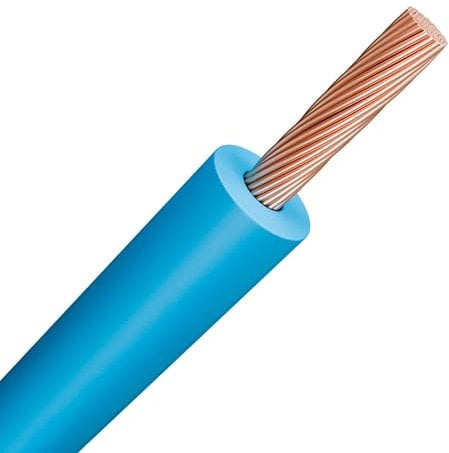 Northwest Tri-rated Cables | 1.5mm² Electrical Wire, 100m Blue | Electric Cable for Instrument Panels, Switchgear | BS6231 Heat-Resistant, Flexible Single Core