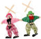 VICASKY 2 Piezas De Marionetas De Cuerda Suministros para Espectáculos De Marionetas Marionetas De Cono Pirata Marionetas De Madera Juguetes Interactivos Marionetas Interactivas