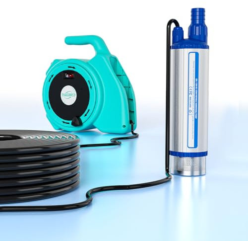 Pompa di trasferimento dell'acqua 630GPH compatibile con Makita 18V 400 L/Ht pompa sommersa con cavo da 16 piedi