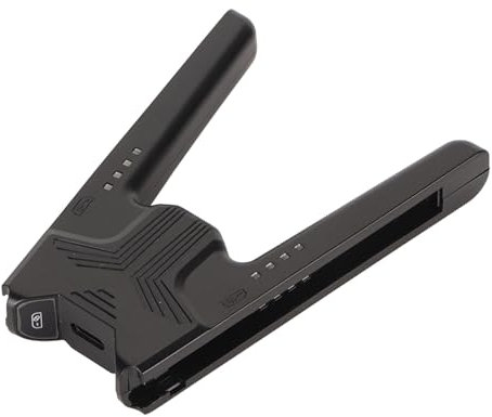 Joy Con Ladegriff für und OLED Modell, Aufladen während des Spielens, Tragbares V förmiges Joy Con Controller Ladegerät mit LED Anzeige und Ladekabel (Black)