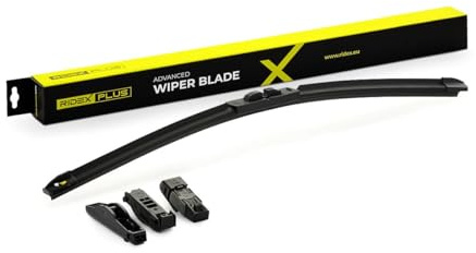 RIDEX PLUS Scheibenwischer Wischblatt Stück mit Spoiler Vorne Länge: 450mm Flachbalkenwischblatt Kompatibel mit VW Golf 7 Schrägheck 5G1, BQ1, BE1, BE2 298W0151P
