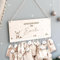 Adventskalender Personalisiert für Kinder | Advent Kalender zum befüllen aus Holz | Wandmontage Weihnachtskalender DIY mit Namen | hellomini (Hase Gravur)