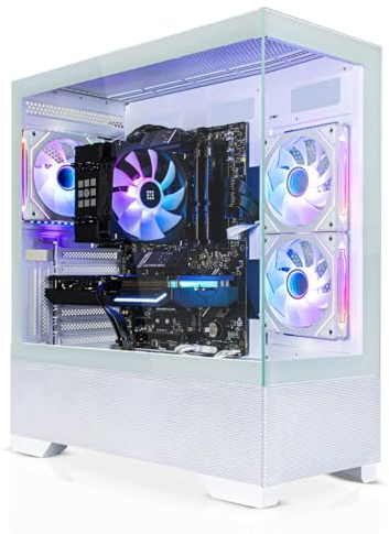 SYSTEMTREFF Gaming PC - Intel Core i5-13600K - RTX 5060 8GB | Intel 6-Kern CPU bis 5.1 GHz, 32GB DDR4, 1TB M.2 NVMe SSD, Nvidia Grafik WLAN, Windows 11, für Gaming, Streaming