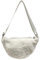 Jeamis Kleine Teddyfell Crossbody Bauchtasche Unisex Gürteltasche Umhängetasche Unifarbe (Weiß)